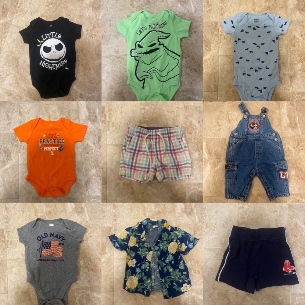 🧡 BABY BOY SIZE 6-9 MONTH CLOTHING BUNDLE